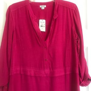 NWT Splendid Pink Half Sleeve Dress Size Small